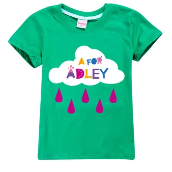 2022 Модерна Детска тениска A for Adley За момчета и момичета, Забавно дрехи, Детски костюми от Аниме, Летни потници, Детски Тениски, Тениска от 2 до 16 години 1