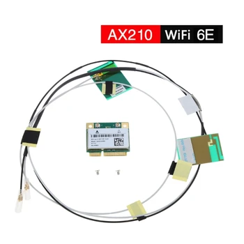 AX210HMW Wifi6E Безжичен Мрежов Адаптер Bluetooth5.2-съвместим MB 5400 Трибандов 1