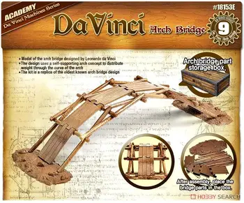 Academy 18153 Научна серия Da Vinci Arch Bridge без лепило (пластмасов модел) 1