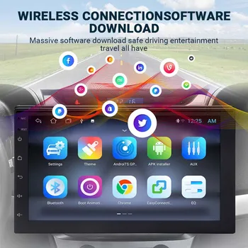 Android-GPS навигация универсална автомобилна навигация MP5 7-инчов автомобили универсална машина Carplay 1