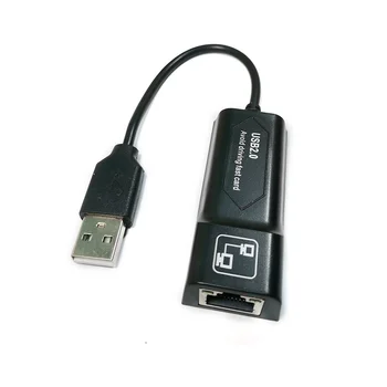USB 2.0 към RJ45 10/100 Mbps с USB Ethernet adapter Мрежова Карта LAN USB Мрежов Адаптер, Lan RJ45 Карта за PC, Лаптоп 1