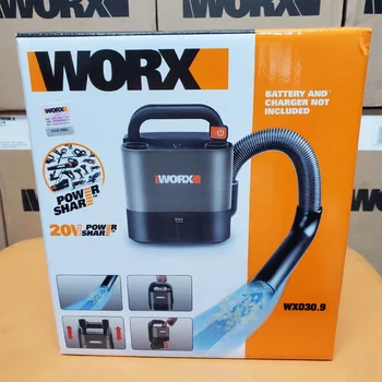 WORX WX030 Компактна прахосмукачка Cube Vac с поделянето на мощността на 20 В, без orange литиева батерия 1