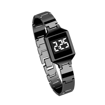 Гладка луксозни мъжки часовник от сплав с цифрова led спортен wsop гривна, часовник, подарък-часовник за мъже erkek кол saati reloj digital 1
