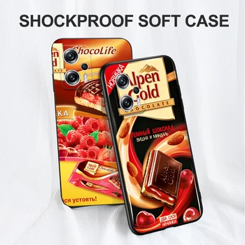 За Xiaomi Redmi Note 11T 5G PRO PLUS Global Case Калъф за телефон Черно Tpu Шоколадова хранително-вкусовата пакет 1