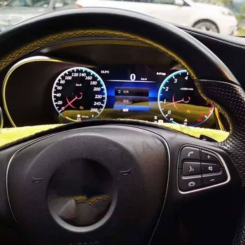 За да Benz CClass GLC W205 W204 2011-2019 LCD за измерване на Скоростта Автомобили Цифрови Таблото Таблото Панел Дисплей Плейър 12,3 инча 1