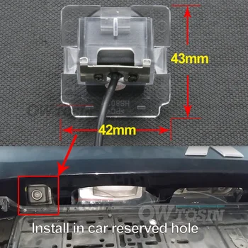 Камера за Обратно виждане с Фиксиран Или Динамично Траекторията на Движение За Mitsubishi Outlander/Outlander GT XL Airtrek автоаксесоари За Резервна Паркиране 1