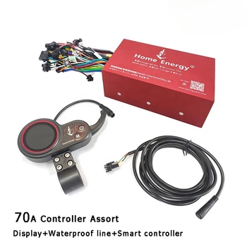 Контролер с двойно задвижване и LCD дисплей 48v60v72v 50A70A90A120A160A Водоустойчив кабел за електрически мотоциклет 1