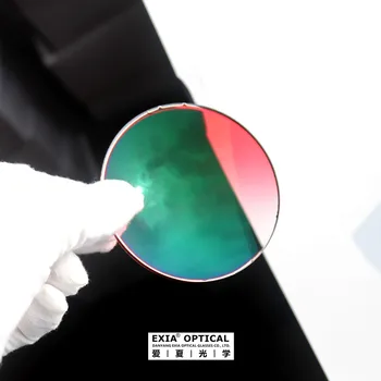 Лещи слънчеви очила EXIA M3A 1.61 MR-8 UV400 Градиентно-червен SHMC с антирефлексно покритие, идеални за очила без рамки, основната крива 3 1
