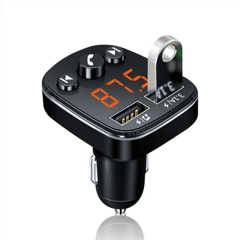Мини-Автомобили Bluetooth 5,0 MP3 Плейър, Безжичен Аудиоприемник Хендсфри Автоматично FM Модулатор 3.1 A Бързо Зарядно Устройство, Комплект за Автомобил FM Трансмитер 1