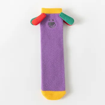 Модерен атракция, държи в ръцете на обикновен чорапи, Забавни чорапи със собствени анимационни герои, домашни чорапи за пола, чифт топли чорапи със средна дължина, за подаръци 1