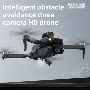 Нов P8 GPS Drone 8K HD С Двойна Камера, Позицията на Оптични Поток, Бесщеточный Заобикаляне на Препятствия, Радиоуправляеми Сгъваем Квадрокоптер, въздушна фотография 1