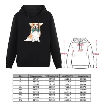Нов пуловер с качулка за кучета Corgi, естетична дрехи, есен облекло, мъжки дизайнерски дрехи, корейската есен облекло, мъжки hoody с качулка 1