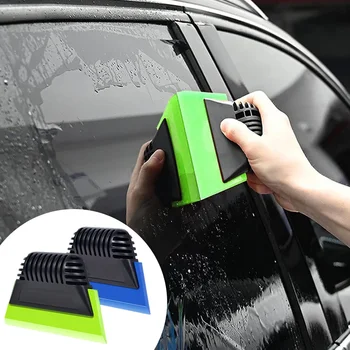 Ново Меко Силиконово Нож за сушене на вода върху предното стъкло на колата, Инструменти за измиване, Стъргало за почистване на Чистачките, Автомобилен инструмент 1
