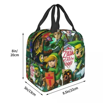 Обяд-Апарати Zeldas Tears Of The Kingdom Merch Lunch Food Box Y2K Термоохладитель Обяд-Бокс За училище 1