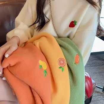 Пуловер с ярки цветове с бродерия 2021, Дамски нови дрехи, Без Зимни Есенен пуловер, пуловери, Дамски градинска облекло в корейски стил 1