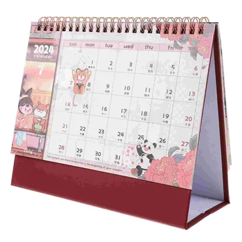 Сгъваем календар, интериор на маса, настолен календар, декоративен календар, дневник за дома, офиса, училището 1