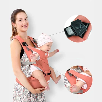 Удобна переноска за новородено, лека ергономична переноска на 360 градуса, Мултифункционален дишаща раница-прашка, детска количка 1