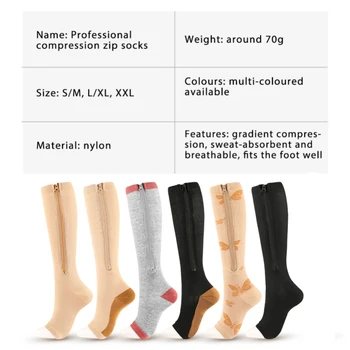 Утягивающие чорапи, компресия чорапи, чорапи с висока компресия, открит чорап 1