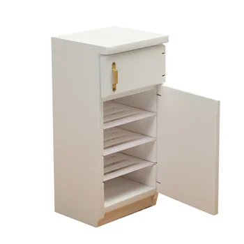Ярък модел на мини-хладилник Миниатюрни мебели Модел на хладилника Декорация на дома 1