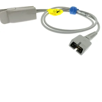 1 бр. контакт DB7 DS-100 с дължина 1 m с кабел SpO2 сензор, съвместим с Nellcor/Biosys/Biocare/Comen/GE/MEK/Mindray 2