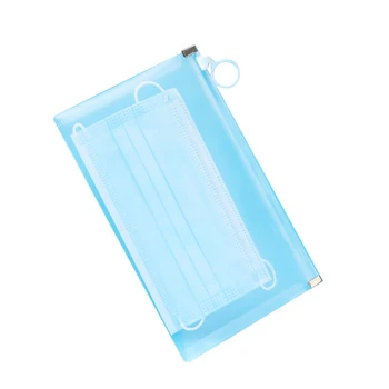 5 ~ 40ШТ Преносим кутия за съхранение на маски Водоустойчива чанта с цип Чанта за съхранение на прозрачна множество чисто хранилище за здравето на домашната спалня 2