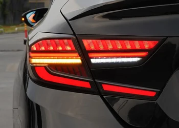 AKD-автомобилен стайлинг за Accord, задните светлини десето поколение, Променени led светлини задна скорост Audi Type 2