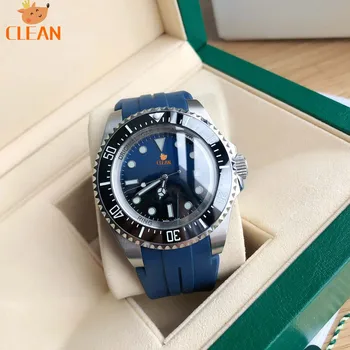 DEEP SEA 44 U1 Factory Ета V12 904L Водоустойчив дизайнерски часовници от най-фина стомана, автоматичен механичен часовник със сапфир светящимся 2