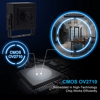 ELP OV2710 CMOS 1080P Full HD USB Mjpeg Камера Високоскоростна камера Модул 120 кадъра в секунда, с Обектив 2,1 мм за Android, Windows, Mac, Linux 2