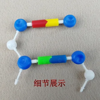 J3243 Структурата на двойната спирала на ДНК в събирането на пластмасов модел за заплитането на обучителен инструмент Структурата на ДНК 2