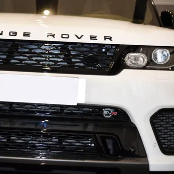 Автомобилен Стайлинг 3D Метална Емблема с буквата SVR, Етикет в предната решетка, Иконата За аксесоари Range Rover Velar Sport, Discovery 2