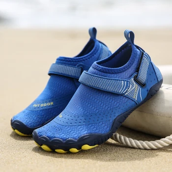 Детска Дишаща Водна обувки, бързо съхнещи, Плажни чорапи за босоножек, Гуменки за момчета и момичета, Чехли За плуване, Обувки, 2023 2