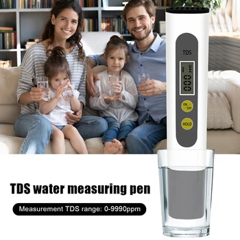 Дигитален тестер за качеството на водата TDS, преносима тестова дръжка за зададено измерване на нивото на водата в басейна 2