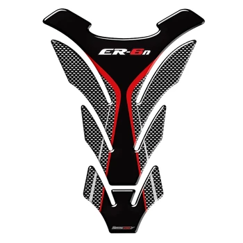 За Kawasaki ER6N ER-6N3D Carbon Appearance Защитен стикер за резервоара на мотоциклета 2