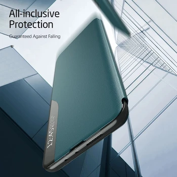 За Xiaomi 12 Pro Smart Case-Кожен Магнитен Флип Калъф За Телефон Xiaomi12 Mi 12X Mi12 X Mi12X 12Pro 5G Противоударная Поставка Fundas 2