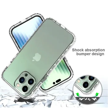 За iPhone 15 Pro Max 15 Pro калъф устойчив на удари хибриден градиентный цветен калъф за телефон iPhone 15 15 Plus 2