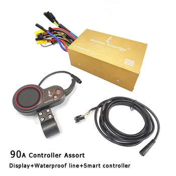 Контролер с двойно задвижване и LCD дисплей 48v60v72v 50A70A90A120A160A Водоустойчив кабел за електрически мотоциклет 2