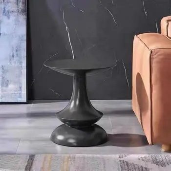 Креативен масичка за кафе от фибростъкло скандинавски дизайнер, ъглов диван за дневна в стил simple art, купа за плодове, кафе масичка кръгла маса 2