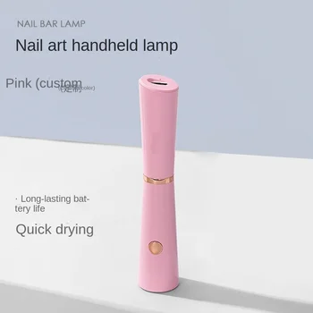Мини лампа за нокти Ръчни UV-led крушки за нокти Преносима акумулаторна сушилня за нокти за по-бързо втвърдяване на гел-лак Машина за маникюр със собствените си ръце 2