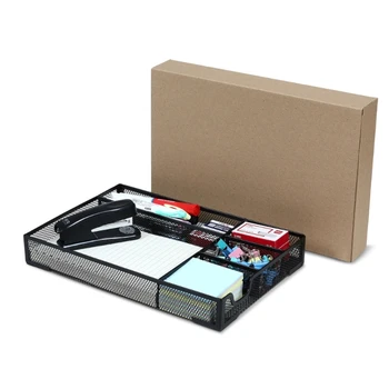 Многофункционален Настолен кутия за съхранение с 5 отделения, контейнер за грим, настолен органайзер Y3NC 2