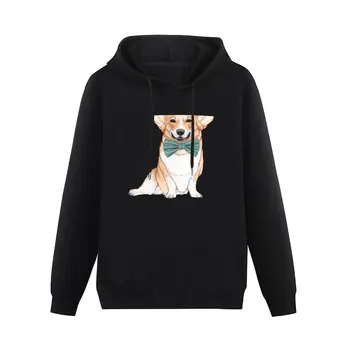 Нов пуловер с качулка за кучета Corgi, естетична дрехи, есен облекло, мъжки дизайнерски дрехи, корейската есен облекло, мъжки hoody с качулка 2