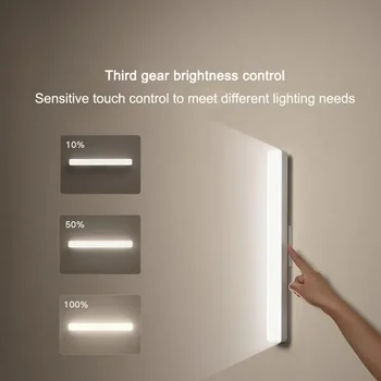 Нова Магнитна Лампа За четене Xiaomi Mijia с Регулируем Ъгъл на наклон 25 ° Сензорно Управление 36 см Осветление Ra90 Цвета на Анти-Синя Светлина 2