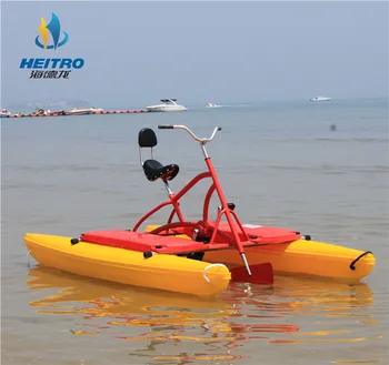 Продава се на воден мотор с нов дизайн 2020 година, плаващ водно колело / лодка педальная 2