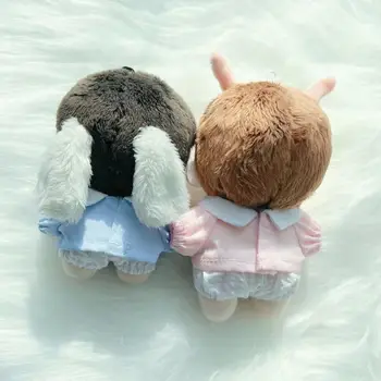 Първоначалното предварително подредени 10 см Wang Yibo Шон Xiao Zhan BJYXSZD BJYX Cotton Кукла Rabbit Смяна облекло за детска градина 2