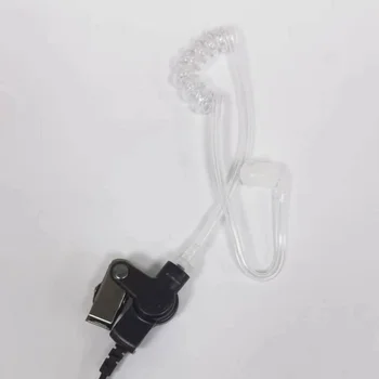 Слушалки, применимая Motorola Interphone GP328/ 340 /PRO5150, Черни слушалки Air Tuber с дълга скоба, Аксесоари за преносими радиостанции 2