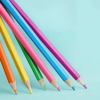 Цветни моливи за деца, цветни моливи за рисуване 24 или 36 цвята, ученически пособия, стоки за творчество, спомени за партита 2