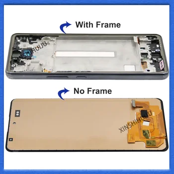 100% Тествани tft-Дисплей За Samsung Galaxy а a53 5G A536B A536U LCD дисплей Сензорен Екран С рамка Дигитайзер В събирането на Ремонт на Част от 3