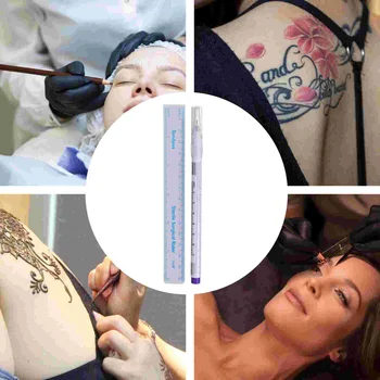 10шт Маркери за татуировки върху кожата, Маркировката, дръжки за позициониране, Писалка с тънък връх 3