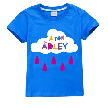 2022 Модерна Детска тениска A for Adley За момчета и момичета, Забавно дрехи, Детски костюми от Аниме, Летни потници, Детски Тениски, Тениска от 2 до 16 години 3