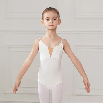 AOQUNFS Балетное трика за малки момичета, гимнастически боди, танцови чорапогащи, костюми балерини, балетен костюм за танци в опаковка 3