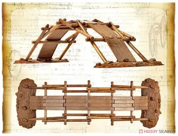 Academy 18153 Научна серия Da Vinci Arch Bridge без лепило (пластмасов модел) 3